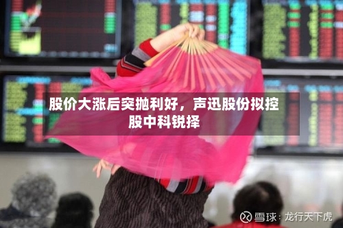 股价大涨后突抛利好，声迅股份拟控股中科锐择-第2张图片