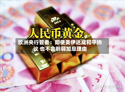欧洲央行管委:即使美伊达成和平协议 也不会削弱加息理由-第3张图片