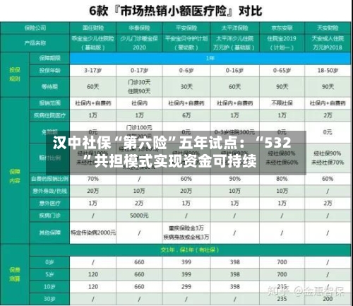 汉中社保“第六险”五年试点：“532”共担模式实现资金可持续-第2张图片