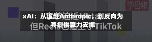 xAI：从追赶Anthropic，到反向为其提供算力支撑-第2张图片