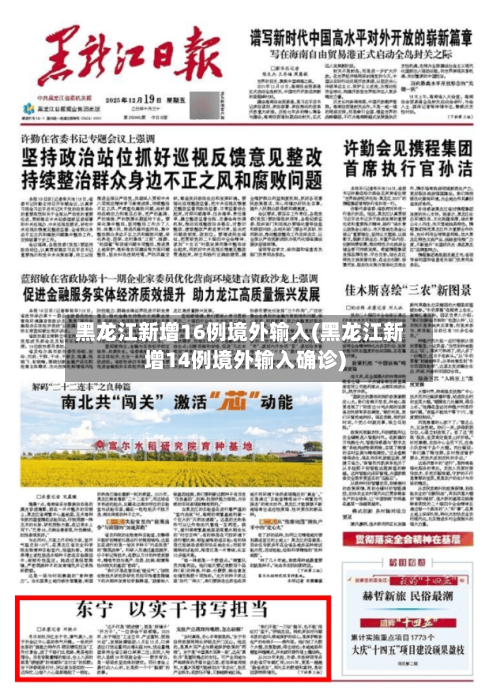 黑龙江新增16例境外输入(黑龙江新增14例境外输入确诊)-第2张图片