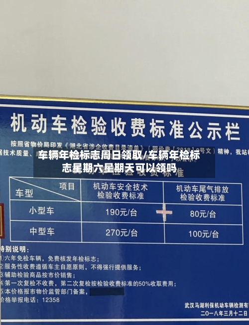 车辆年检标志周日领取/车辆年检标志星期六星期天可以领吗-第2张图片