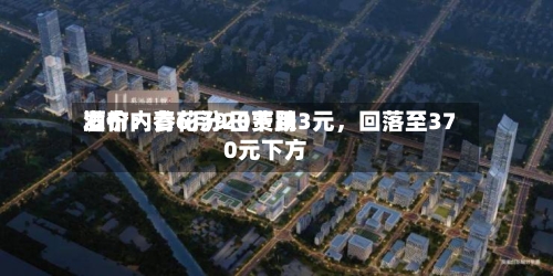 酒价内参6月9日费用发布：青花汾20下跌3元	，回落至370元下方-第2张图片