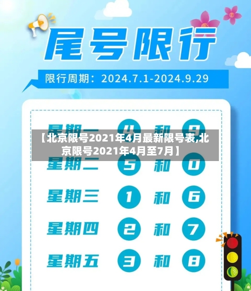 【北京限号2021年4月最新限号表,北京限号2021年4月至7月】