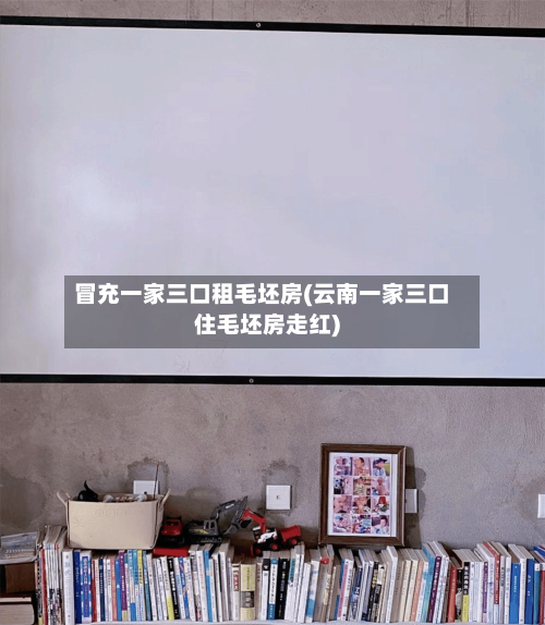 冒充一家三口租毛坯房(云南一家三口住毛坯房走红)-第3张图片