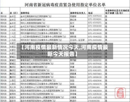 【河南疫情最新情况今天,河南疫情最新今天报告】-第3张图片